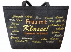 Picture of Filz-Tasche "Lehrerin mit Klasse"