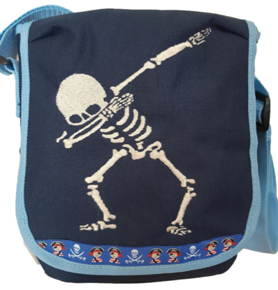Bild von Kindergartentasche "Skelett" 💥 PERSONALISIERBAR
