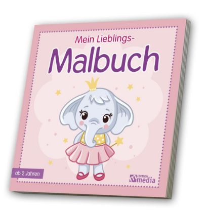 Bild von Media Verlag, Mein Lieblings Malbuch, 80 Seiten