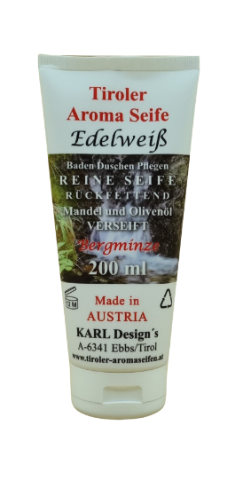 Bild von Tiroler Aroma Seife - Edelweiß - 200ml