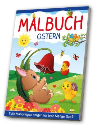 Bild von Media Verlag, Malbuch Frühjahr & Ostern, A4, 64 Seiten