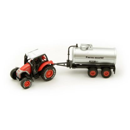 Picture of ToyToyToy, Traktor mit Anhänger & Rückzug sortiert
