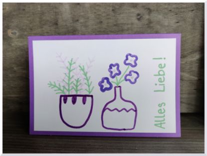 Grußkarte "Alles Liebe"