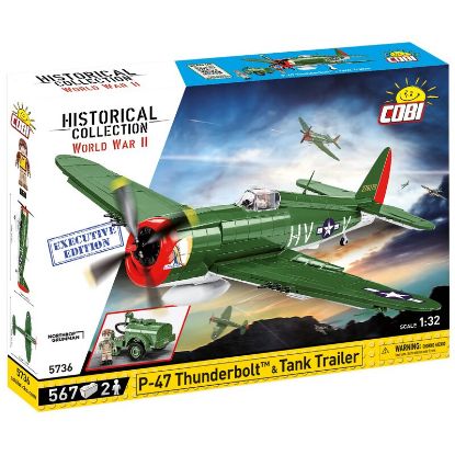 Picture of P-47 Thunderbolt & Tank Trailer - Executive Edition (COBI® > Historical Collection WWII Planes)