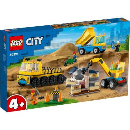 Picture of Baufahrzeuge und Kran mit Abrissbirne (LEGO® > LEGO® City)
