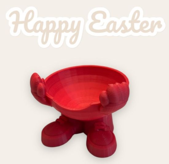 Picture of Lustiger Eierbecher in Rot
