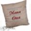 Bild von Geschenk-Kissen „Mama & Oma“ – mit liebevoller Stickerei