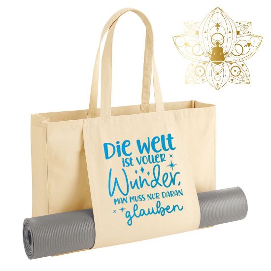 Picture of Motivations-Yogatasche aus Bio-Baumwolle